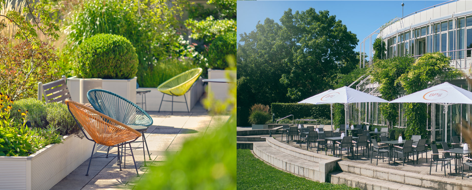 Terrasse Kongresshaus Rosengarten